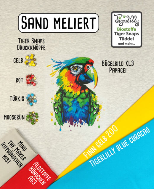 Biojersey - Tigerlilly EP - sand meliert