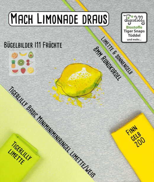 Biojersey - Tigerlilly EP - Mach Limonade draus (100cm Rapport)