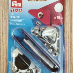10 Prym Druckknöpfe Anorak (Ø 15mm) - cremeweiß (390 306)