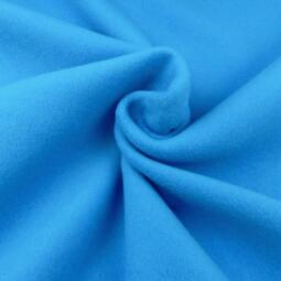 Bio Baumwollfleece - Tigerlilly Basic - lichtblau