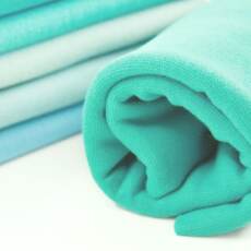 Biobündchen uni (Überbreite) – Stoffonkel – aqua