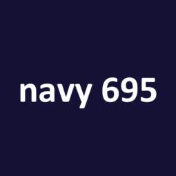 Biobündchen uni (schmal) - Finn - navy 695