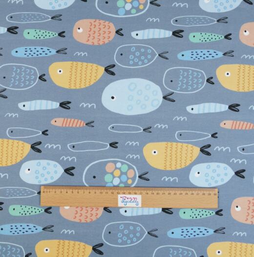 Biojersey - Tigerlilly EP - große Fische faded blue