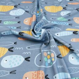 Biojersey - Tigerlilly EP - große Fische faded blue – Bild 3
