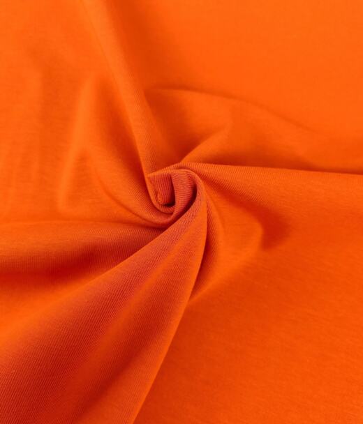 Biojersey uni - Emma - orangerot 027
