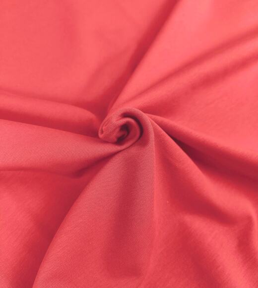 Biojersey uni - Emma - spiced coral 072