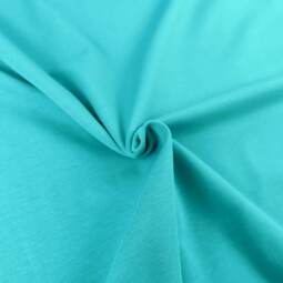 Biojersey uni - Emma - türkis 038