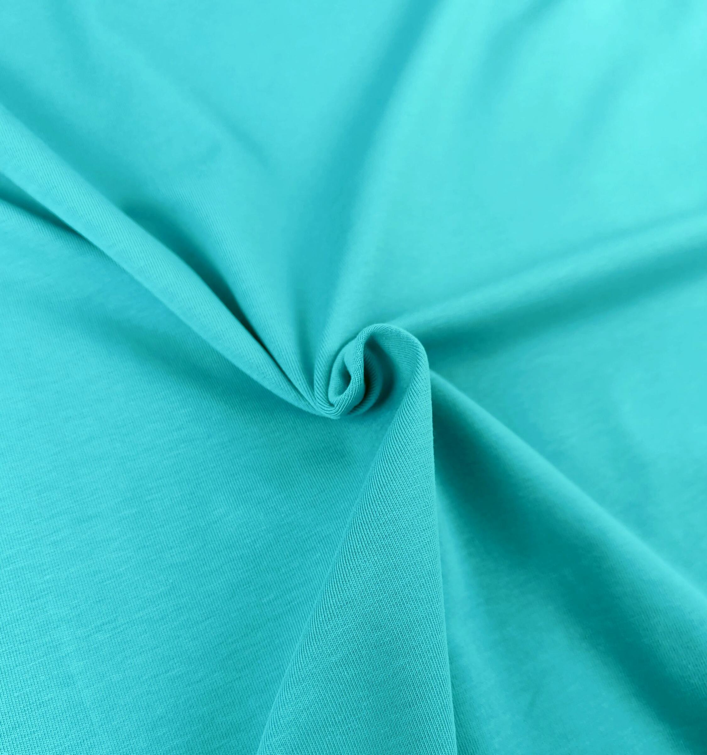 Biojersey uni - Emma - türkis 038 – Bild 1