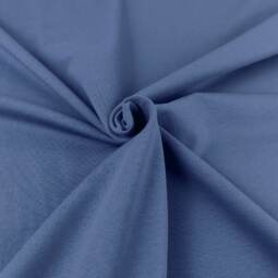 Bio Sommersweat uni - Emma - Mondschein blau 078 (ehem. china blue 078)