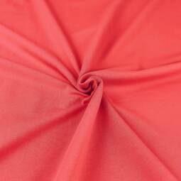 Bio Sommersweat uni - Emma - spiced coral 072