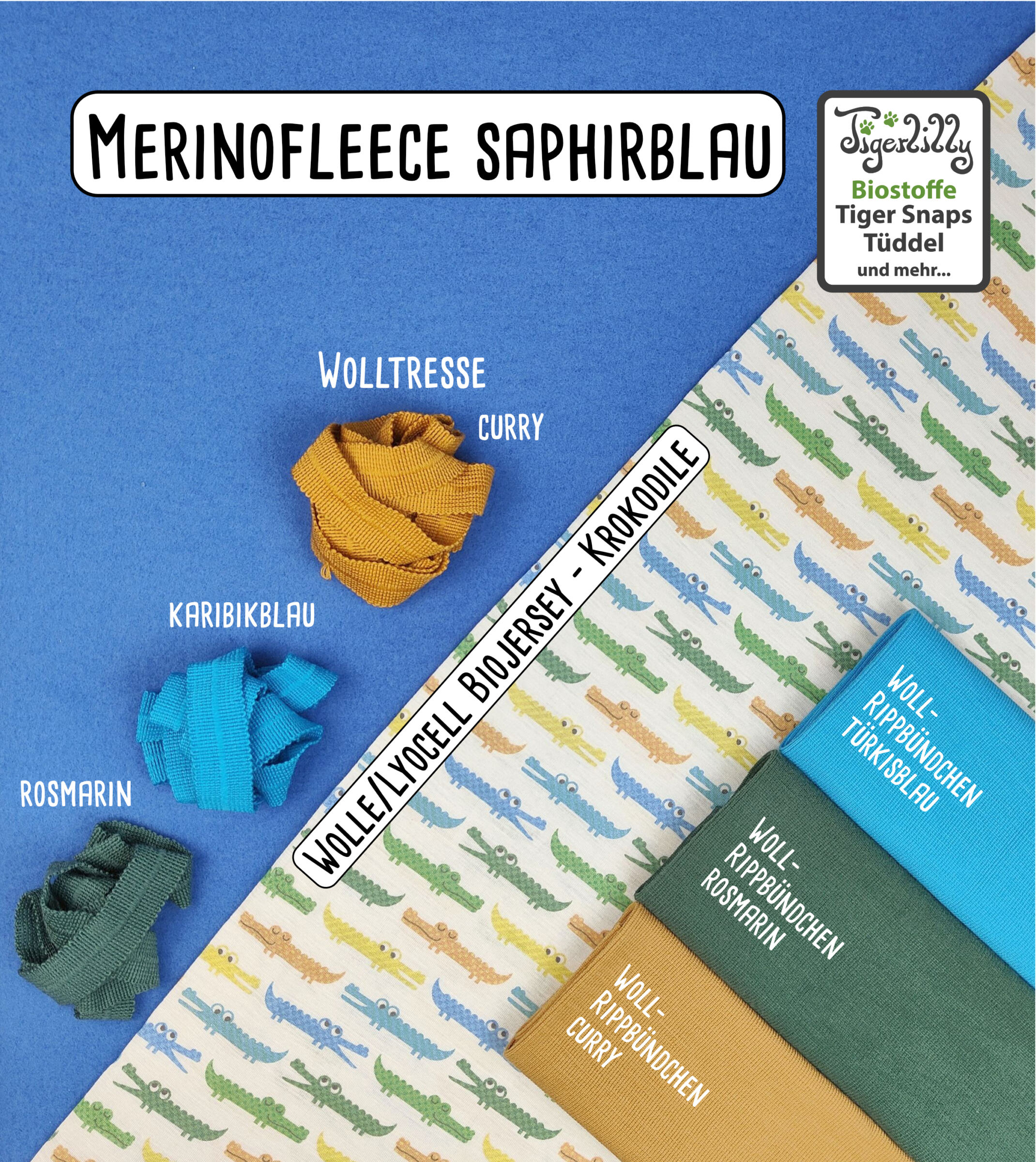 Merinofleece Saphirblau