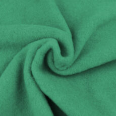 Fühlprobe 18: Bio Merinofleece - smaragdgrün