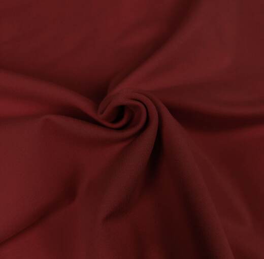 Bio Sommersweat uni - Finn - dunkelbordeaux 415