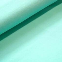 Bio Sommersweat uni - Stoffonkel - aqua