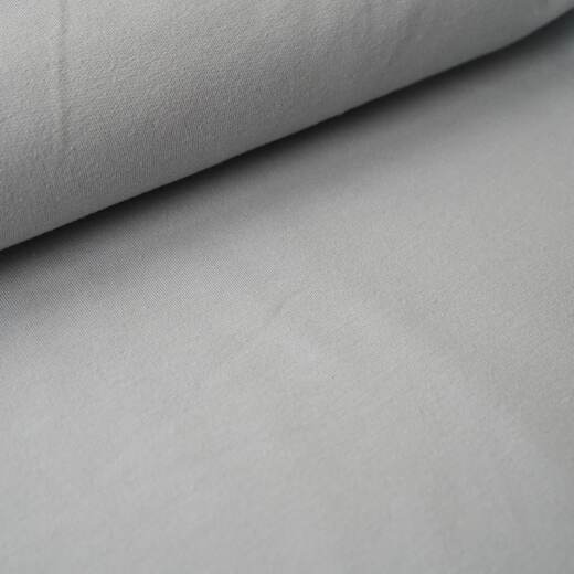 Biojersey uni - Stoffonkel - grau
