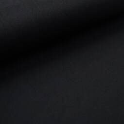 Biojersey uni - Stoffonkel - schwarz