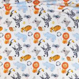 Biojersey (100% Baumwolle) - Tigerlilly EP - Tierisch wild