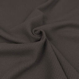 Bio Waffeljersey - Emma - anthrazit 002