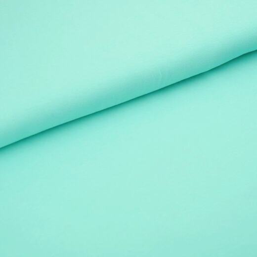Biojersey uni - Stoffonkel - aqua