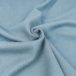 Bio Waffeljersey - Emma - blue shadow 070