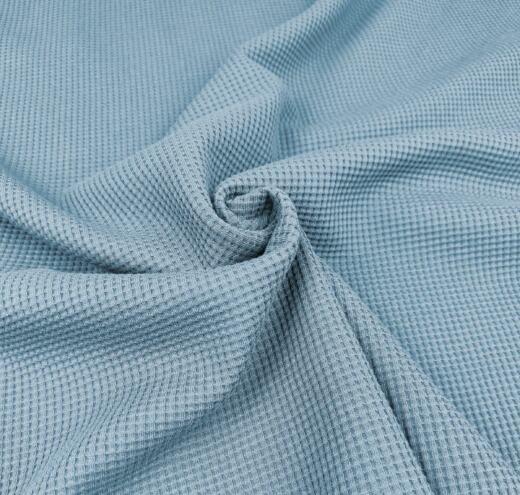 Bio Waffeljersey Emma - blue shadow 070
