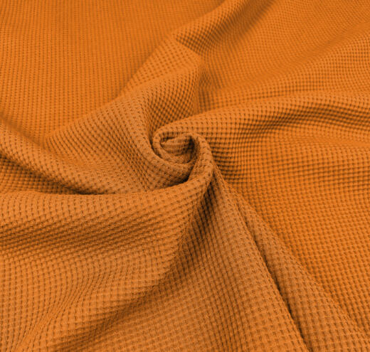 Bio Waffeljersey Emma - brique 053
