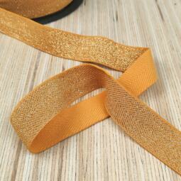 Weiches Glitzergummiband 32mm - Fischgrat – Bild 4