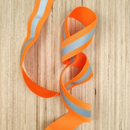 Neongummiband mit Reflektorstreifen 38mm – Bild 3