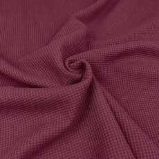 Bio Waffeljersey - Emma - aubergine 056