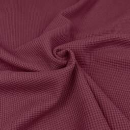 B-Ware: Bio Waffeljersey - Emma - aubergine 056