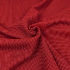 Bio Waffeljersey - Emma - bordeaux 041