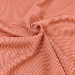 Bio Waffeljersey Emma - dusty rose 010
