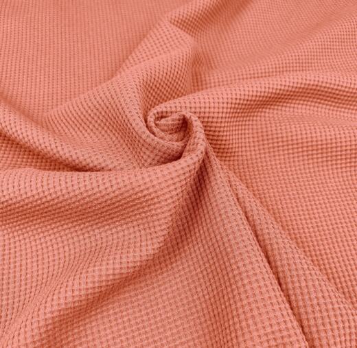 Bio Waffeljersey Emma - dusty rose 010