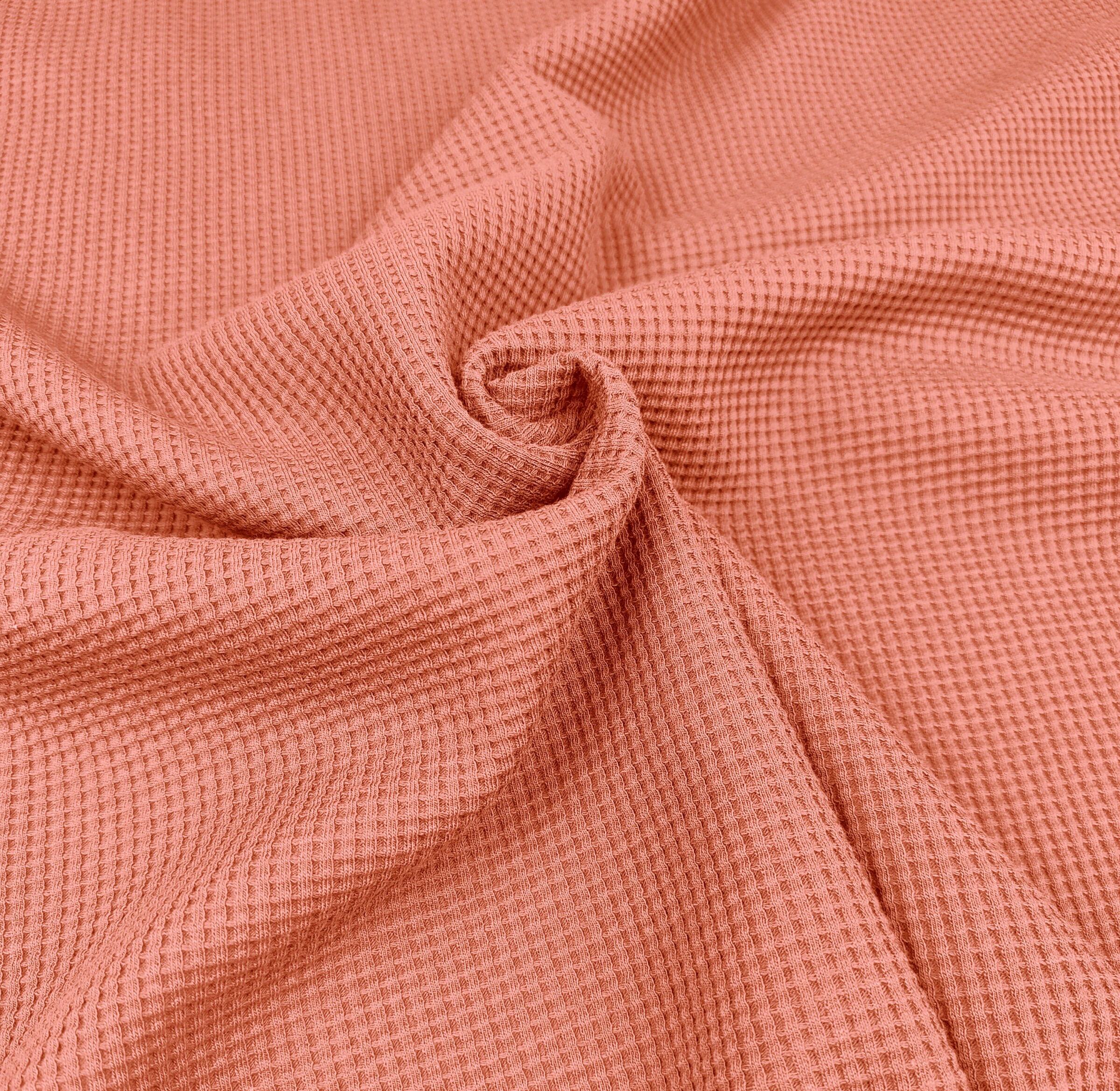 Bio Waffeljersey Emma - dusty rose 010 – Bild 1