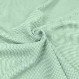 Bio Waffeljersey - Emma - mintgrün 015