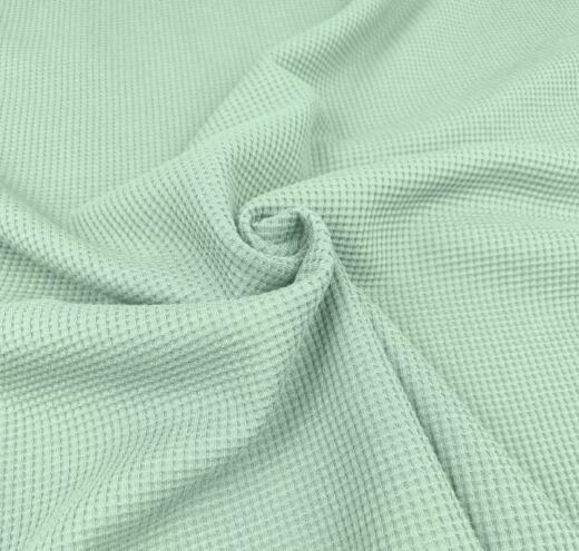 Bio Waffeljersey Emma - mintgrün 015