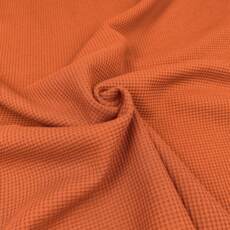 Bio Waffeljersey - Emma - rostrot 025