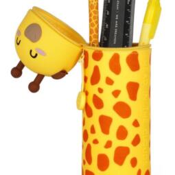 Legami 2-in-1-Federmäppchen aus Silikon - Kawaii - Giraffe – Bild 3