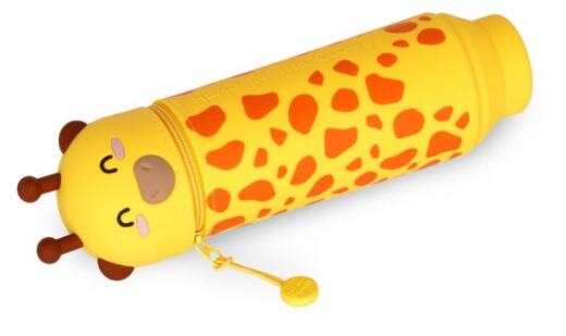 Legami 2-in-1-Federmäppchen aus Silikon - Kawaii - Giraffe