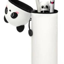 Legami 2-in-1-Federmäppchen aus Silikon - Kawaii - Panda – Bild 2