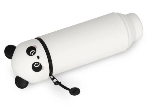 Legami 2-in-1-Federmäppchen aus Silikon - Kawaii - Panda