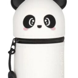 Legami 2-in-1-Federmäppchen aus Silikon - Kawaii - Panda