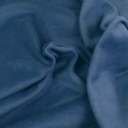 Bio Baumwollfleece Finn (double-sided polar) - indigo 610