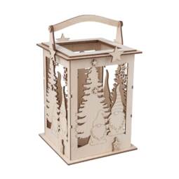 Rayher - Holzbausatz Laterne Wichtel mit Griff