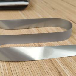 Reflektorband zum Aufbügeln - 20mm - grau
