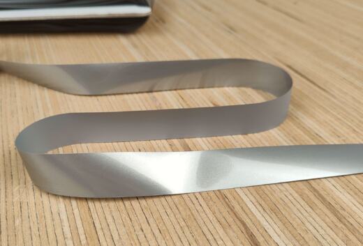 Reflektorband zum Aufbügeln - 20mm - grau
