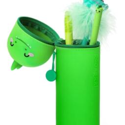 Legami 2-in-1-Federmäppchen aus Silikon - Kawaii - Dino – Bild 2