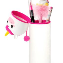 Legami 2-in-1-Federmäppchen aus Silikon - Kawaii - Einhorn (Unicorn) – Bild 2