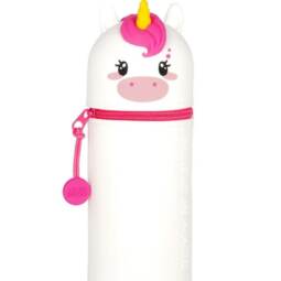 Legami 2-in-1-Federmäppchen aus Silikon - Kawaii - Einhorn (Unicorn)