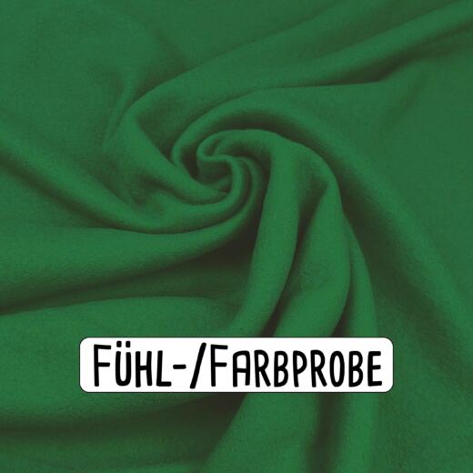 Fühlprobe 13: Bio Merino Wollwalk - evergreen